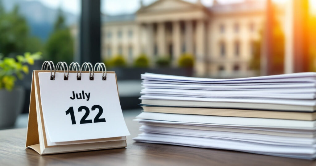 Changements 1er juillet : documents officiels et calendrier