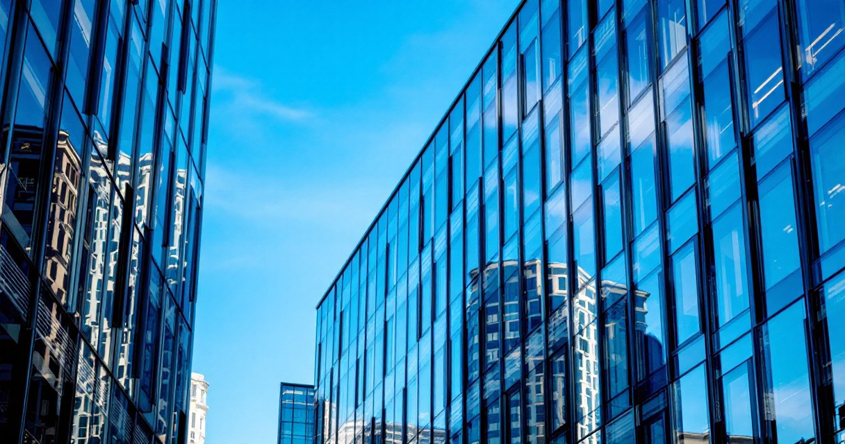 Dynamique immobilier : immeuble de bureaux moderne