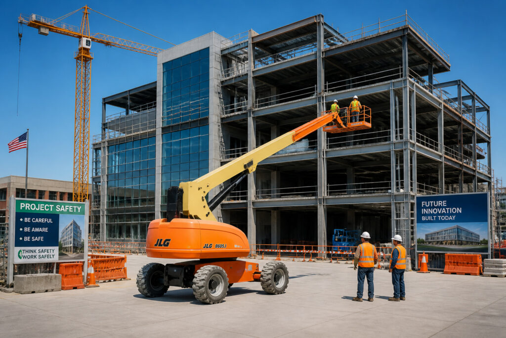 Chantier moderne securite et innovation